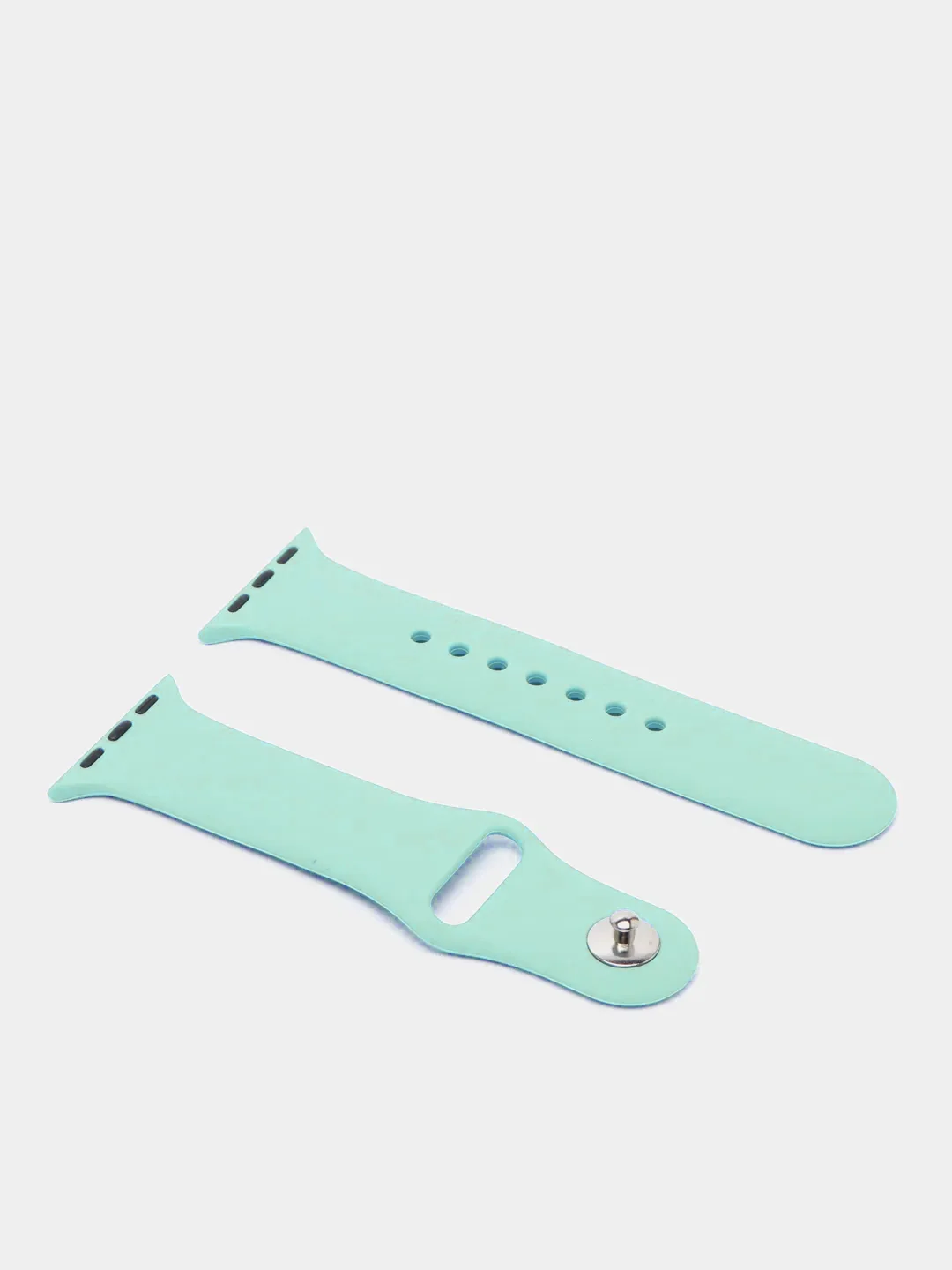 Бирюзовый ремешок, силиконовый, цветной, для Apple Watch, 38, 40, 42, 44, 45, 49 мм