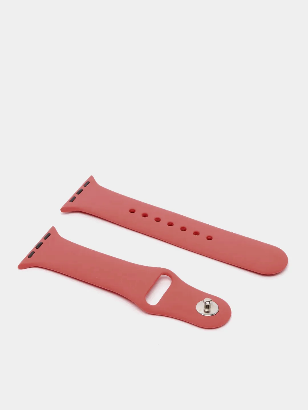 Коралловый ремешок, силиконовый, цветной, для Apple Watch, 38, 40, 42, 44, 45, 49 мм
