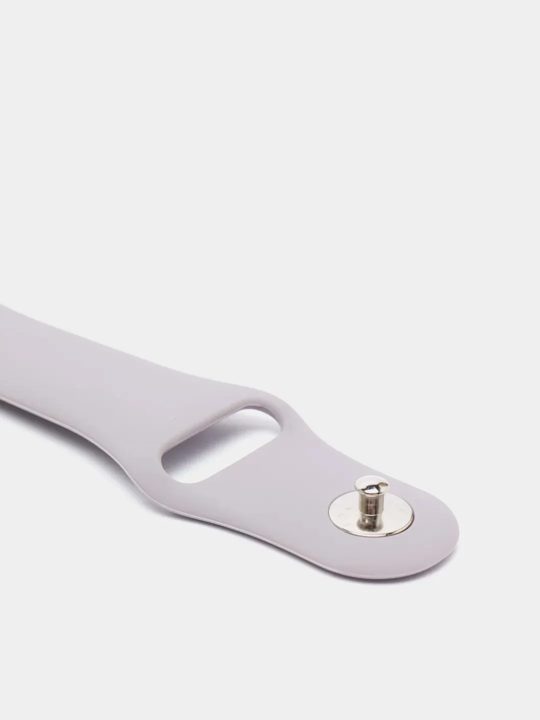 Серебряный ремешок, силиконовый, цветной, для Apple Watch, 38, 40, 42, 44, 45, 49 мм