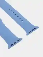Синий ремешок, силиконовый, цветной, для Apple Watch, 38, 40, 42, 44, 45, 49 мм