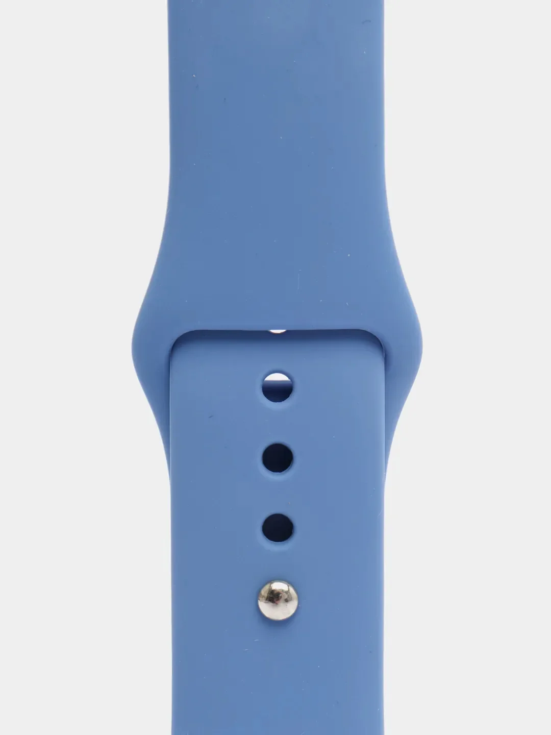 Синий ремешок, силиконовый, цветной, для Apple Watch, 38, 40, 42, 44, 45, 49 мм