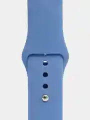 Синий ремешок, силиконовый, цветной, для Apple Watch, 38, 40, 42, 44, 45, 49 мм
