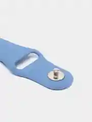 Синий ремешок, силиконовый, цветной, для Apple Watch, 38, 40, 42, 44, 45, 49 мм