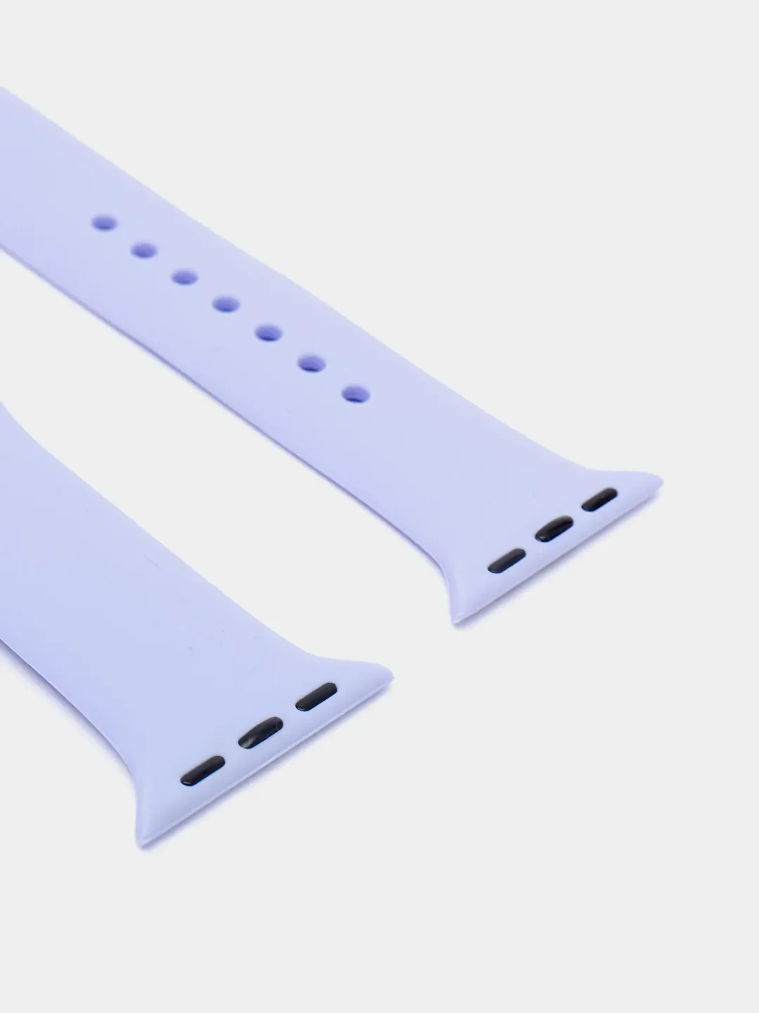 Лавандовый ремешок, силиконовый, цветной, для Apple Watch, 38, 40, 42, 44, 45, 49 мм