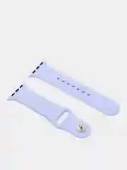 Лавандовый ремешок, силиконовый, цветной, для Apple Watch, 38, 40, 42, 44, 45, 49 мм