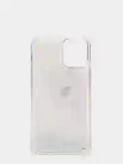 Белый силиконовый чехол Переливашка для iPhone 12 Mini