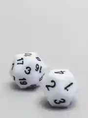 Белый набор кубиков для D&D, Dungeons and Dragons, ДнД, DnD, для ролевых игр, Pathfinder 7 шт