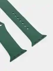 Тёмно-зелёный силиконовый ремешок для Apple Watch 3, 4, 5, 6, 7, SE на 42, 40, 44