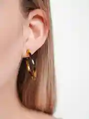 Белый серьги женские