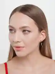 Белый серьги женские