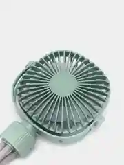 Зеленый вентилятор настольный