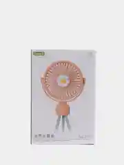 Розовый вентилятор настольный
