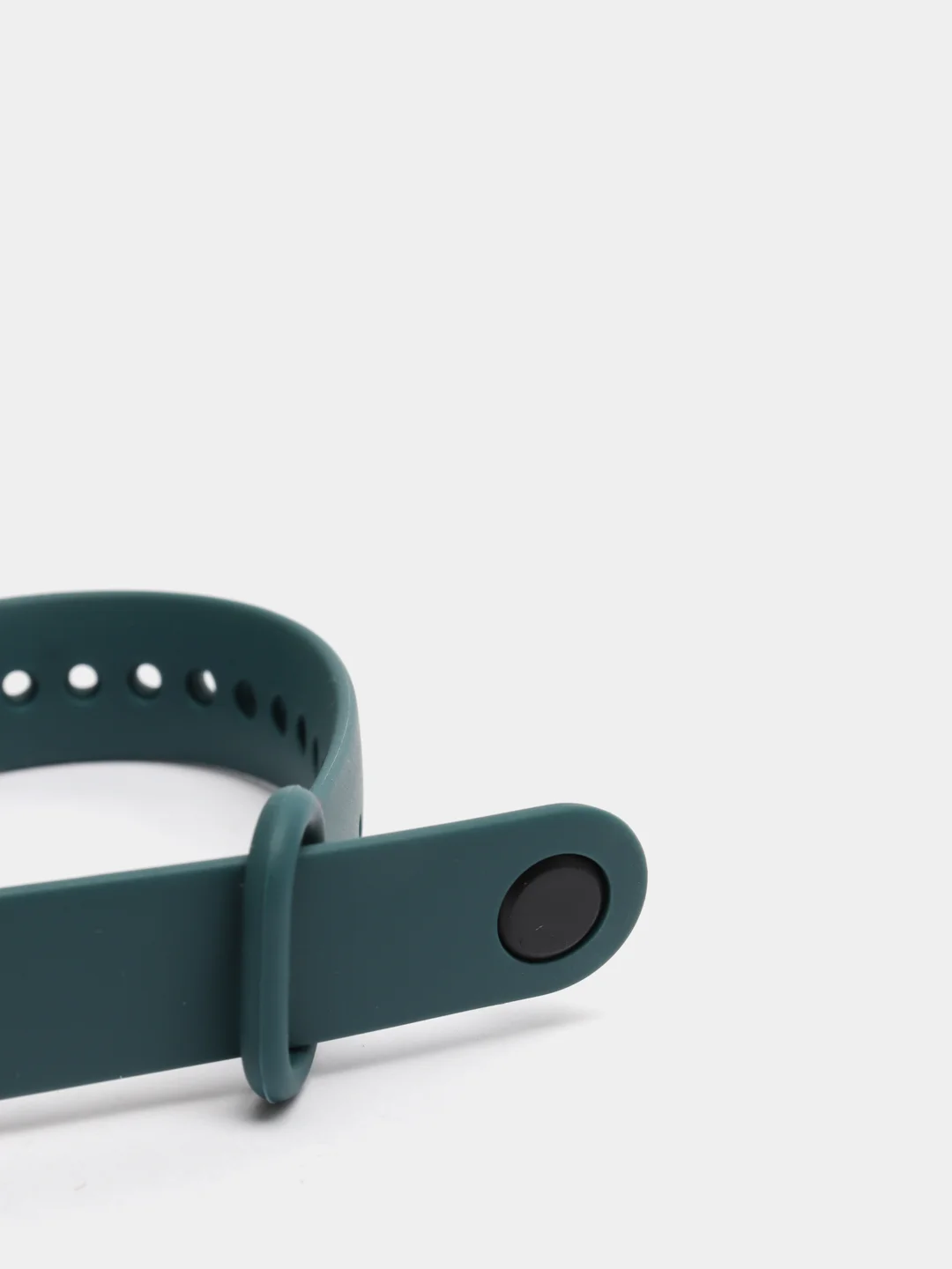 Тёмно-бирюзовый силиконовый ремешок Xiaomi Mi Band 3, Mi Band 4 (Сяоми Ми Бэнд 3, Ми Бэнд 4)