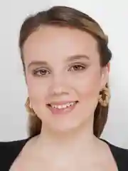 Бежевый серьги кольца в корейском стиле / серьги конго