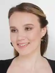 Черный серьги кольца в корейском стиле / серьги конго