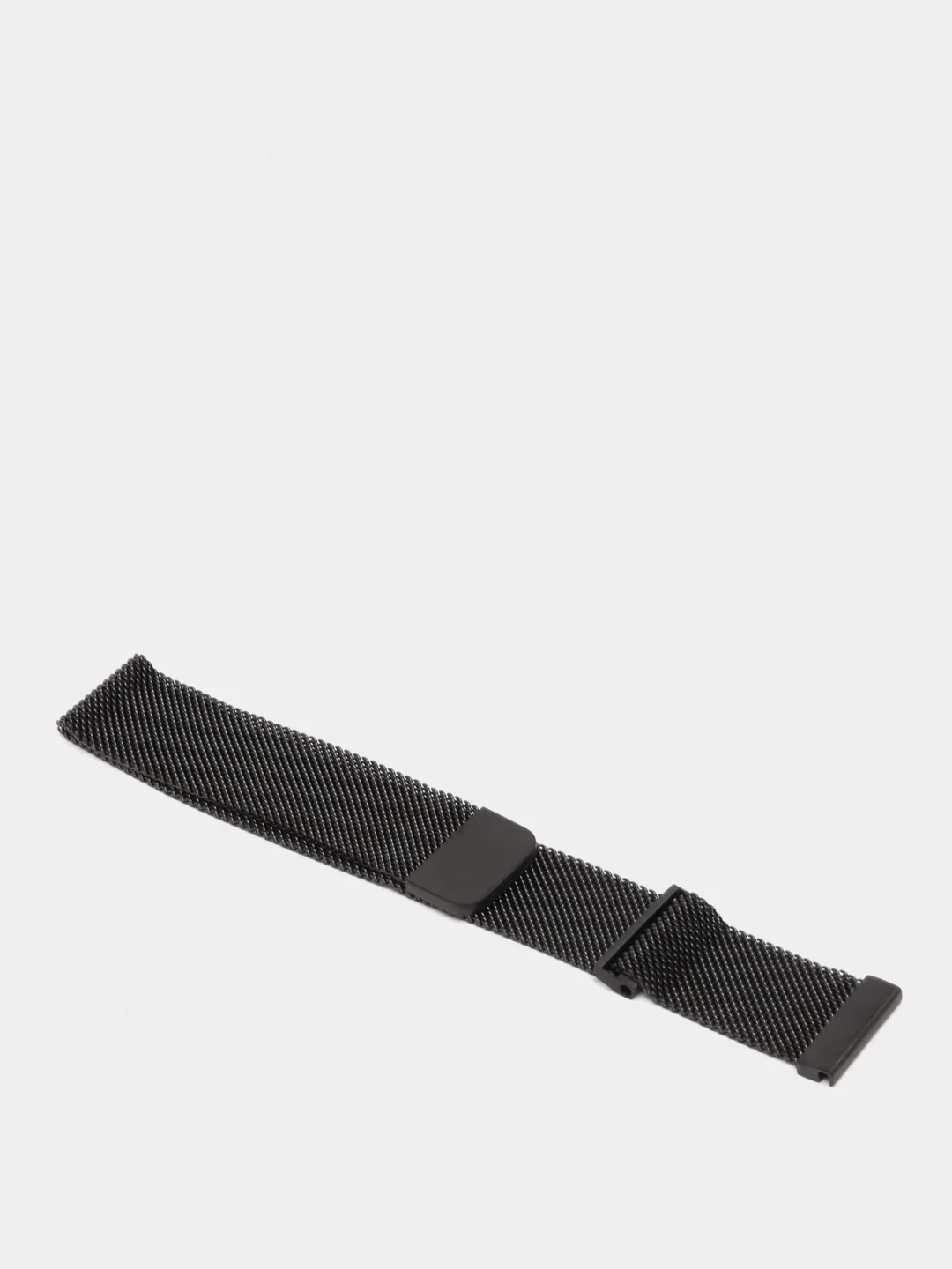 Черный металлический ремешок 20 мм для Xiaomi Amazfit / Samsung Galaxy Watch / Huawei Watch