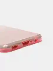 Розовый чехол Samsung Galaxy A22 4G, M22, Самсунг Галакси А22 4G, М22 блестящий с защитой камеры