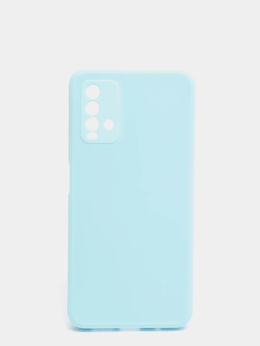 Ледяной чехол для Xiaomi Redmi 9T матовый силиконовый с защитой камер и бархатом внутри