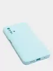 Ледяной чехол для Xiaomi Redmi 9T матовый силиконовый с защитой камер и бархатом внутри