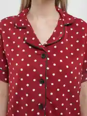 Багровый пижама Fashion