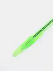 Желтый ручка ШАРИКОВАЯ СТАММ 511 NEON СИНЯЯ 1,0ММ, ПРОЗРАЧНЫЙ КОРПУС С БЛЕСТКАМИ 3 ШТ