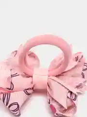 Розовый бантики для волос из репсовой ленты