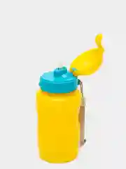 Желтый бутылка / поильник для воды спортивная 350 мл "Lifestyle Аnatomic" со шнурком