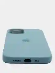 Зелёный хаки чехол Silicone Case для iPhone 13 с закрытым низом
