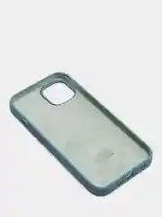 Зелёный хаки чехол Silicone Case для iPhone 13 с закрытым низом