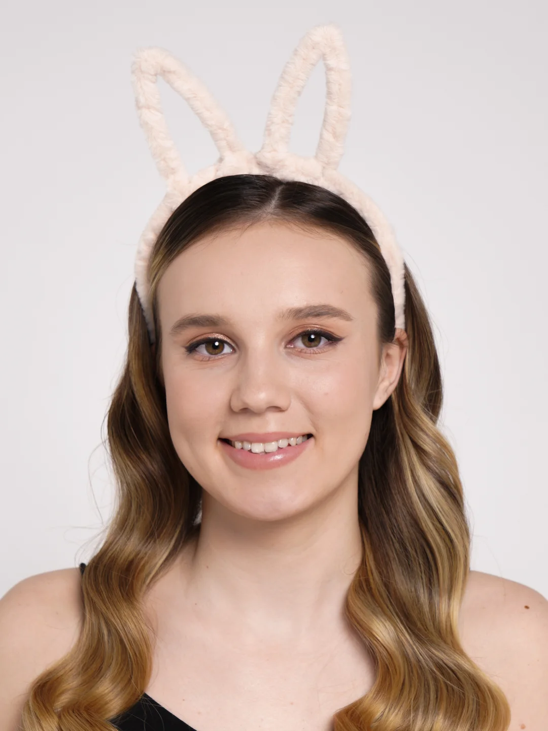 Бежевый ободок с ушками зайки Хэллоуин Mimi Beauty