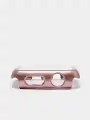 Розовый бампер с защитным стеклом для Apple Watch 38/40/41/42/44/45/49