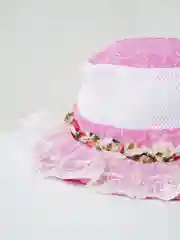 Розовый детская панама для девочек