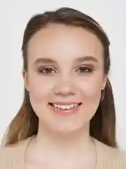 Белый серьги Minimalism "Квадраты"
