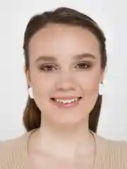 Белый серьги Minimalism "Квадраты"