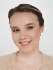Белый серьги геометрические