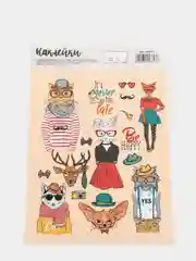 Наклейки "Счастье" (Be happy)