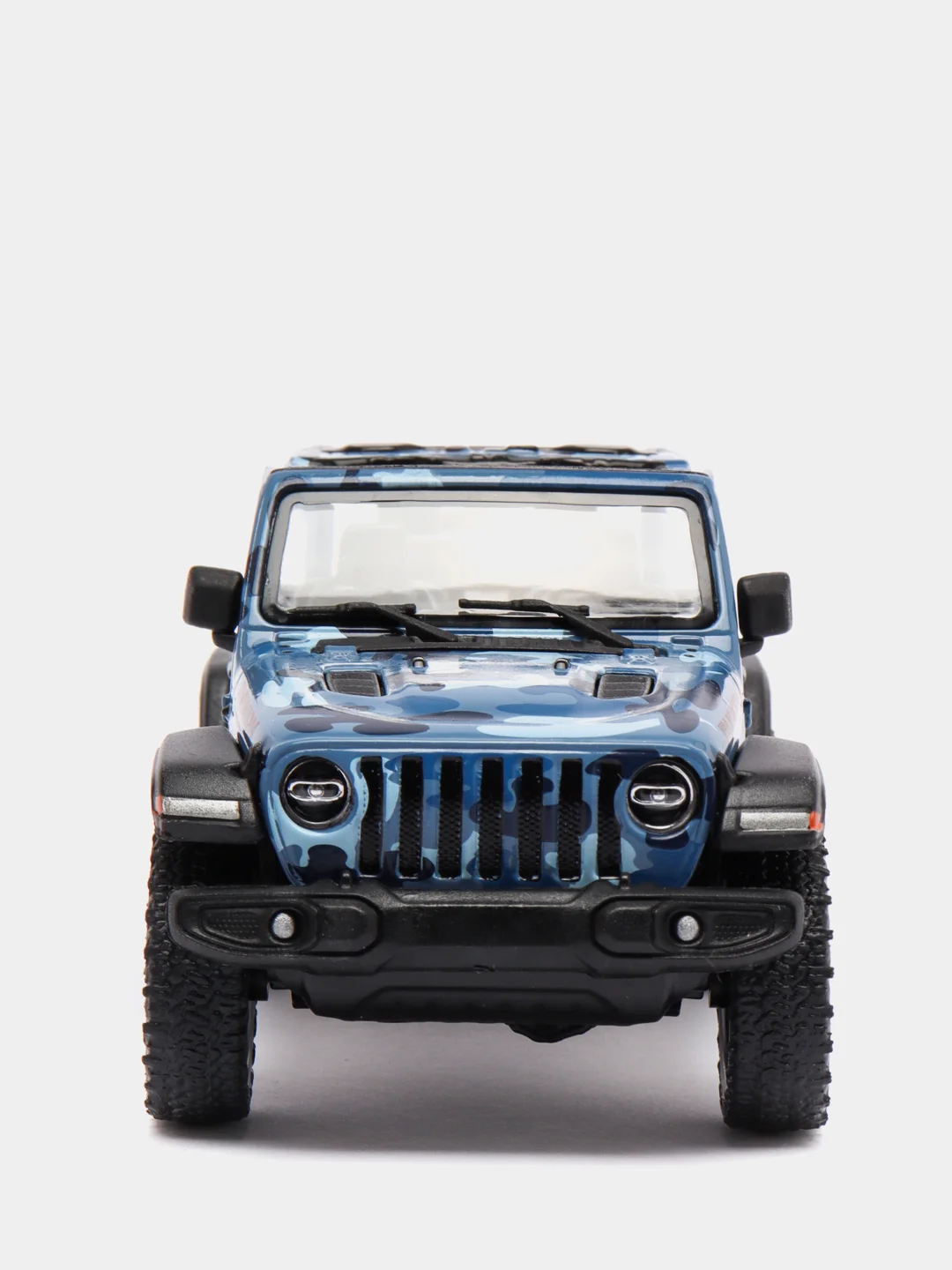 Синий металлическая машина Jeеp Wrangler Camo 2018 KT5420DA