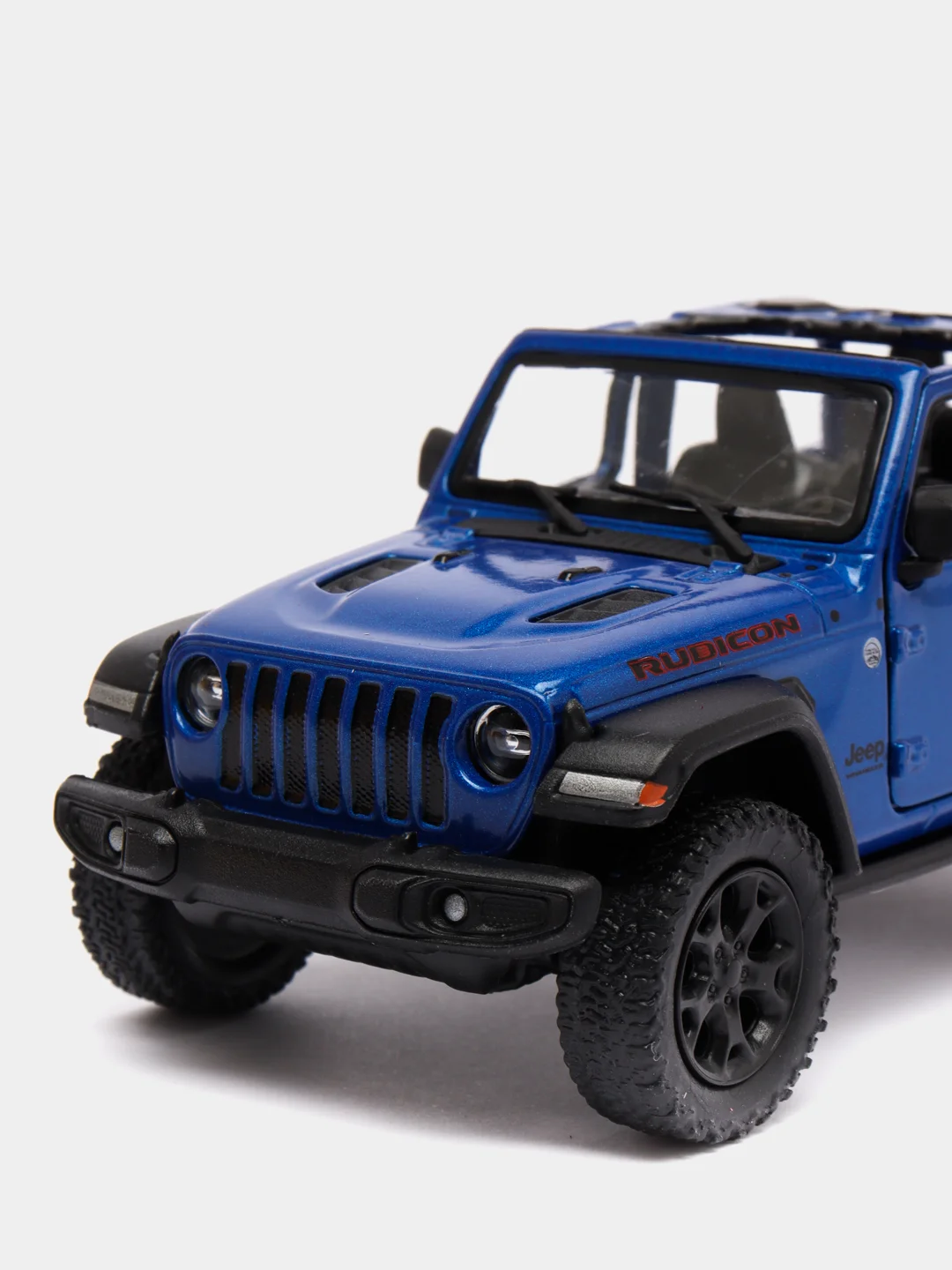 Синий металлическая машинка Jeep Wrangler 2018 KT5412DA