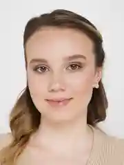Золотой серьги геометрические