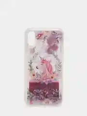 Голубой чехол для iPhone X/Xs, перелив