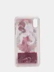 Голубой чехол для iPhone X/Xs, перелив