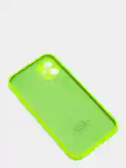 Салатовый чехол Silicone Case для iPhone 13 /11/12/12 ProMax с защитой камеры с бархатной подкладкой
