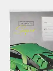 Зеленый тетрадь, линия ARTSPACE "Автомобили SUPER CARS", 12 листов