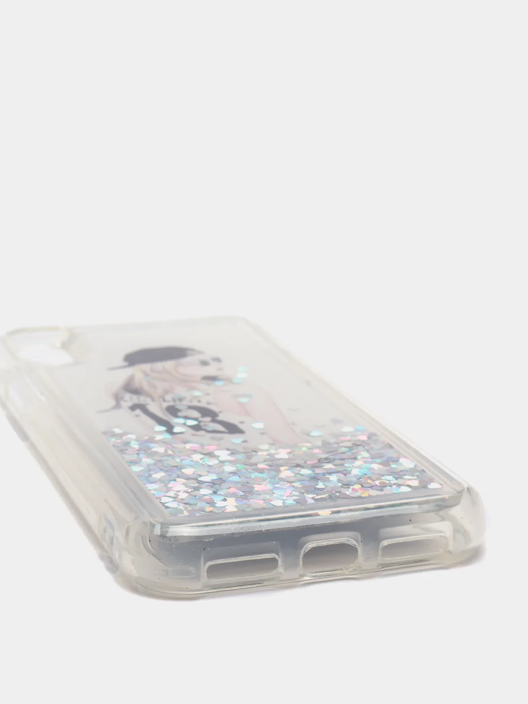 Лавандовый чехол для iPhone X/Xs, перелив