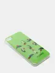 Бирюзовый чехол для iPhone 7 / 8 / SE, с рисунком