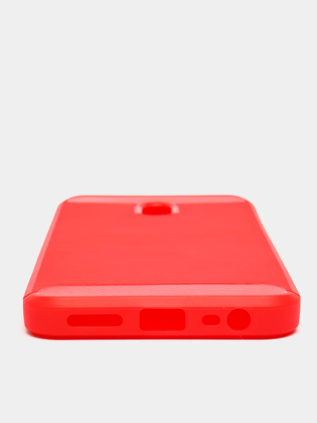 Красный чехол Xiaomi Redmi 8A со вставками под карбон