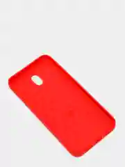 Красный чехол Xiaomi Redmi 8A со вставками под карбон