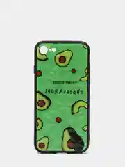 Алый чехол для iPhone 7, 8, SE, ромбик