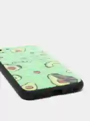 Алый чехол для iPhone 7, 8, SE, ромбик