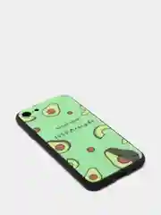Алый чехол для iPhone 7, 8, SE, ромбик